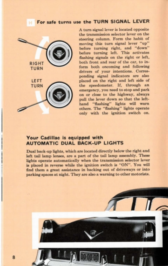 1955 Cadillac Owners Manual Page 12